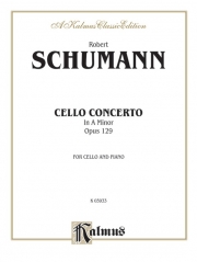チェロ協奏曲・Op.129（ロベルト・シューマン）（チェロ+ピアノ）【Cello Concerto, Opus 129】