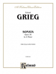 チェロ協奏曲・イ短調・Op.36（エドヴァルド・グリーグ）（チェロ+ピアノ）【Cello Sonata in A Minor, Opus 36】
