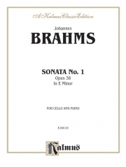 ソナタ・No.1・ホ短調・Op.38（ヨハネス・ブラームス）（チェロ+ピアノ）【Sonata No. 1 in E Minor, Opus 38】