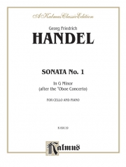 ソナタ・No.1・ト短調 (ヘンデル)（チェロ+ピアノ）【Sonata No. 1 in G Minor】
