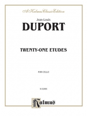 21の練習曲（ジャン＝ルイ・デュポール）（チェロ）【Twenty-one Etudes】