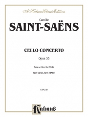 チェロ協奏曲・Op.33（カミーユ・サン＝サーンス） (ヴィオラ+ピアノ）【Cello Concerto, Opus 33】