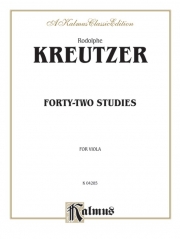 42の練習曲（ロドルフ・クロイツェル）（ヴィオラ）【Forty-two Studies】