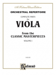 オーケストラル・レパートリー・Vol.1（ヴィオラ）【Orchestral Repertoire Volume I】