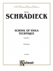 ビオラ技巧 ・ヴィオラ・テクニック・Vol.1（ヘンリ・シュラディーク）（ヴィオラ）【School of Viola Technique, Volume I】