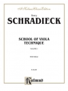 ビオラ技巧 ・ヴィオラ・テクニック・Vol.1（ヘンリ・シュラディーク）（ヴィオラ）【School of Viola Technique, Volume I】