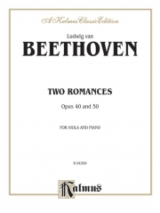 2つのロマンス・Op.40、50（ベートーヴェン）（ヴィオラ+ピアノ）【Two Romances, Opus 40, 50】
