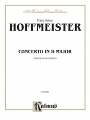 ヴィオラ協奏曲・ニ長調（フランツ・アントン・ホフマイスター）（ヴィオラ+ピアノ）【Viola Concerto in D Major】