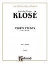 30の練習曲（イアサント・クローゼ） (クラリネット）【Thirty Etudes after H. Aumont】