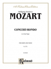 コンサート・ロンド・変ホ長調・ｋ.371（モーツァルト） (ホルン+ピアノ）【Concert-Rondo in E-flat Major, K. 371】