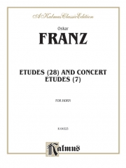 エチュードとコンサート・エチュード（オスカー・フランツ） (ホルン）【Etudes and Concert Etudes】