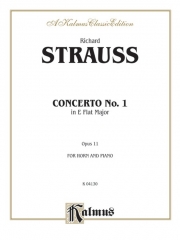 ホルン協奏曲・No.1・変ホ長調・Op.11（リヒャルト・シュトラウス） (ホルン+ピアノ）【Horn Concerto No. 1 in E-flat Major, Opus 11】