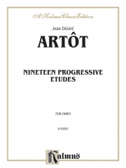 19の発展的な練習曲（Jean Artot） (ホルン）【Nineteen Progressive Etudes】