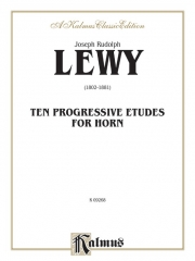 10の発展的な練習曲（Jos. Rudolph Lewy） (ホルン）【Ten Progressive Etudes】