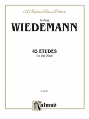 45の練習曲（ルートヴィヒ・ヴィーデマン） (オーボエ）【Forty-Five Etudes】