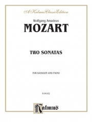 2つのソナタ（モーツァルト） (バスーン+ピアノ）【Two Sonatas】