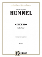 トランペット協奏曲（ヨハン・ネポムク・フンメル）（トランペット+ピアノ）【Trumpet Concerto】