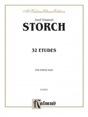 32の練習曲（ヨセフ・エマニュエル・シュトルヒ） (ストリングベース）【Thirty-two Etudes】