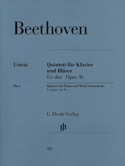 五重奏曲・Op.16（ベートーヴェン） (木管四重奏+ピアノ）【Quintet for Piano and Wind Instruments Op.16】