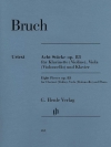 8つの小品・Op.83（マックス・ブルッフ）（クラリネット+ヴィオラ+ピアノ））【8 Pieces op. 83】