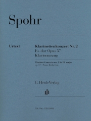 クラリネット協奏曲・No.2・変ホ長調・Op.57（ルイ・シュポア） (クラリネット+ピアノ）【Clarinet Concerto No. 2 In E-Flat Major, Op. 57】