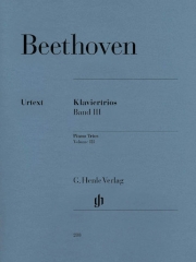 ピアノ三重奏曲集・Vol.3（ベートーヴェン）（弦楽二重奏+ピアノ）【Piano Trios – Volume III】
