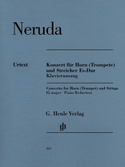 ホルン協奏曲・変ホ長調（ヨハン・バプティスト・ゲオルク・ネルーダ） (ホルン+ピアノ）【Concerto For Horn (Trumpet) And Strings In E-Flat Major】