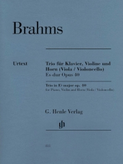 ホルン三重奏曲・変ホ長調・Op.40（ヨハネス・ブラームス）（ミックス二重奏+ピアノ）【Horn Trio In E-Flat Major, Op.40】