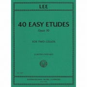 40のやさしい練習曲・Op.70（ゼバスティアン・リー） (チェロニ重奏)【40 Easy Etudes, Opus 70】