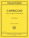 カプリチオ・Op.55（アンリ・ヴュータン）（ヴィオラ+ピアノ）【Capriccio, Opus 55 (Op. 9 Posthumous)】