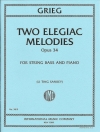 2つの悲しい旋律・Op.34（エドヴァルド・グリーグ） (ストリングベース+ピアノ）【Two Elegiac Melodies, Opus 34】