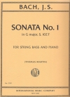 ソナタ・No.1・ト長調・S.1027（バッハ） (ストリングベース+ピアノ）【Sonata No. 1 in G major, S. 1027】