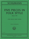 民謡風の５つの小品・Op.102（ロベルト・シューマン）（ヴィオラ+ピアノ）【Five Pieces in Folk Style, Opus 102】