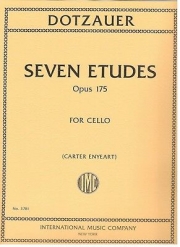 7つの練習曲・Op.175（フリードリヒ・ドッツァウアー）（チェロ）【Seven Etudes, Opus 175】