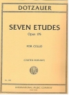 7つの練習曲・Op.175（フリードリヒ・ドッツァウアー）（チェロ）【Seven Etudes, Opus 175】