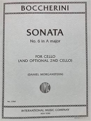 ソナタ・イ長調・No. 6（ルイジ・ボッケリーニ） (チェロニ重奏)【Sonata No. 6 in A major】