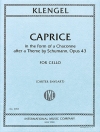 シャコンヌ形式の奇想曲・Op.43（ユリウス・クレンゲル）（チェロ）【Caprice in the Form of a Chaconne after a Theme by Schuman】