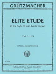 デュポールの様式によるエリート・エチュード（フリードリヒ・グルツマッヒャー）（チェロ）【Elite Etude in the Style of Jean-Louis Duport】