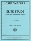 デュポールの様式によるエリート・エチュード（フリードリヒ・グルツマッヒャー）（チェロ）【Elite Etude in the Style of Jean-Louis Duport】