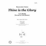 いざひとよ (ヘンデル) (金管四重奏)【Thine is the Glory】