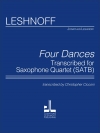 4つの舞曲（ジョナサン・レシュノフ）（サックス四重奏）【Four Dances】