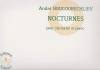ノクターン（アンドレ・ブクレシュリエフ）(クラリネット+ピアノ）【Nocturnes】