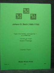 フーガ「幻想曲とフーガ・ハ短調・BWV 537」より（バッハ）(クラリネット+ピアノ）【Fugue from Fantasia and Fugue in C Minor BWV 537】