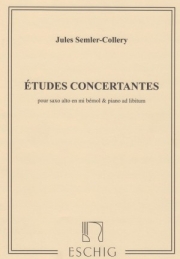 協奏的練習曲（ジュール・セムラー＝コルリー）(アルトサックス+ピアノ）【Etudes Concertantes】