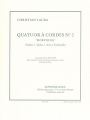 モーフィング（クリスチャン・ローバ）(弦楽四重奏）【Quatuor a Cordes No.2 'Morphing'】