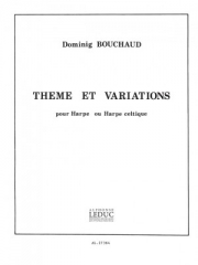 主題と変奏（ドミニク・ブショー）（ハープ）【Theme Et Variations】