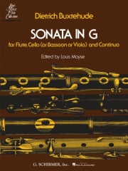 ソナタ・ト長調（ディートリヒ・ブクステフーデ）(ミックス二重奏+ピアノ）【Sonata In G】