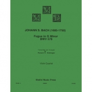フーガ・ト短調・BWV 578（バッハ）(ヴァイオリン四重奏）【Fugue in G Minor BWV 578】