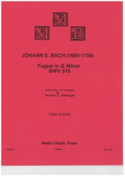 フーガ・ト短調・BWV 578（バッハ）(ヴィオラ四重奏）【Fugue in G Minor BWV 578】