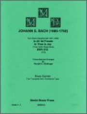 In Thee is Joy BWV 615（バッハ）(金管五重奏）【In Thee is Joy, from Little Organ Book BWV 615】